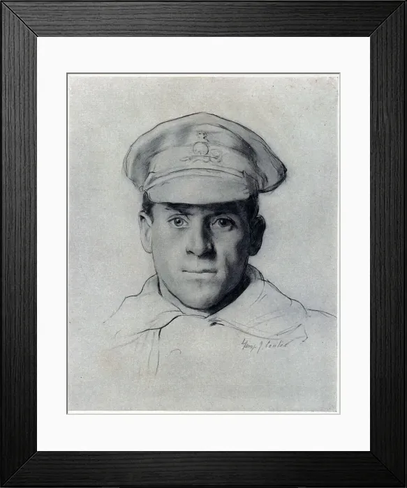 Framed Print : Study of a Head Framed Print : Study of a Head