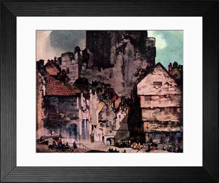 Framed Print : The Precipitous Town Framed Print : The Precipitous Town