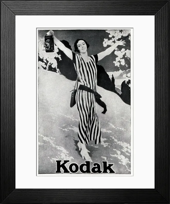 Framed Print : Kodak Advertisement Framed Print : Kodak Advertisement