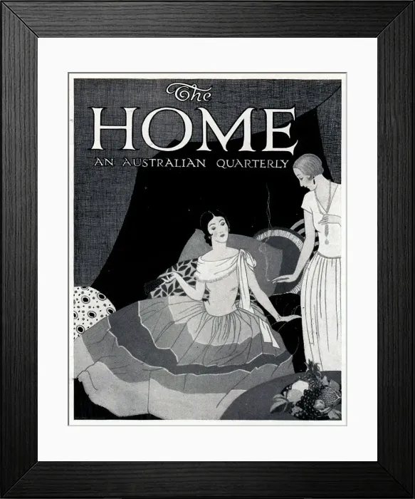 Framed Print : The Home Magazine Advertisement Framed Print : The Home Magazine Advertisement