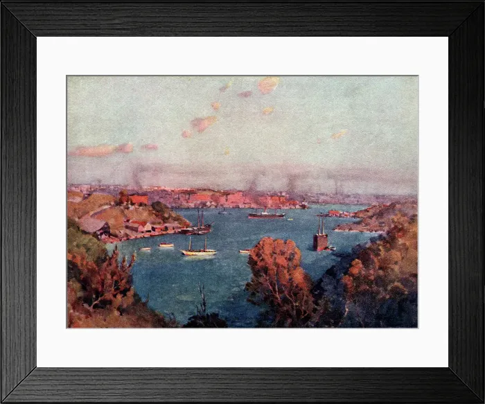 Framed Print : Sydney From Bay Road Framed Print : Sydney From Bay Road