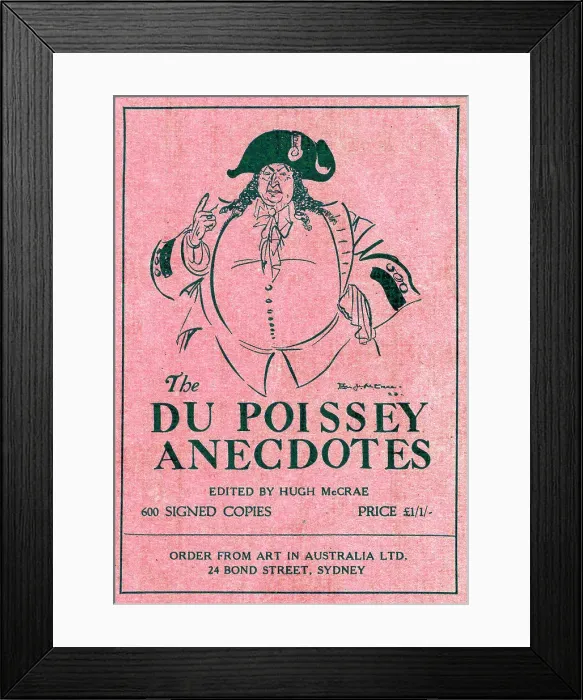 Framed Print : Du Poissey Anecdotes Framed Print : Du Poissey Anecdotes