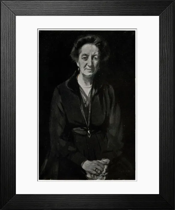 Framed Print : Lady in Black Framed Print : Lady in Black