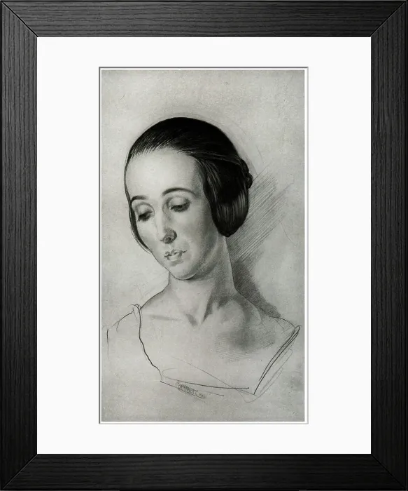 Framed Print : Mrs. Venour Nathan Framed Print : Mrs. Venour Nathan