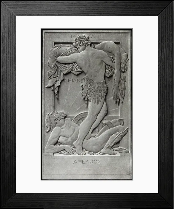 Framed Print : Hercules, Dianira and Archelous Framed Print : Hercules, Dianira and Archelous