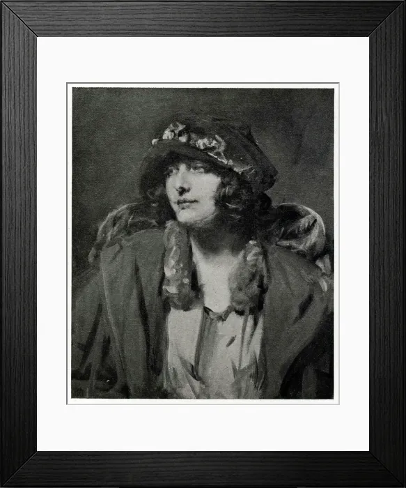 Framed Print : Portrait of a Woman Framed Print : Portrait of a Woman