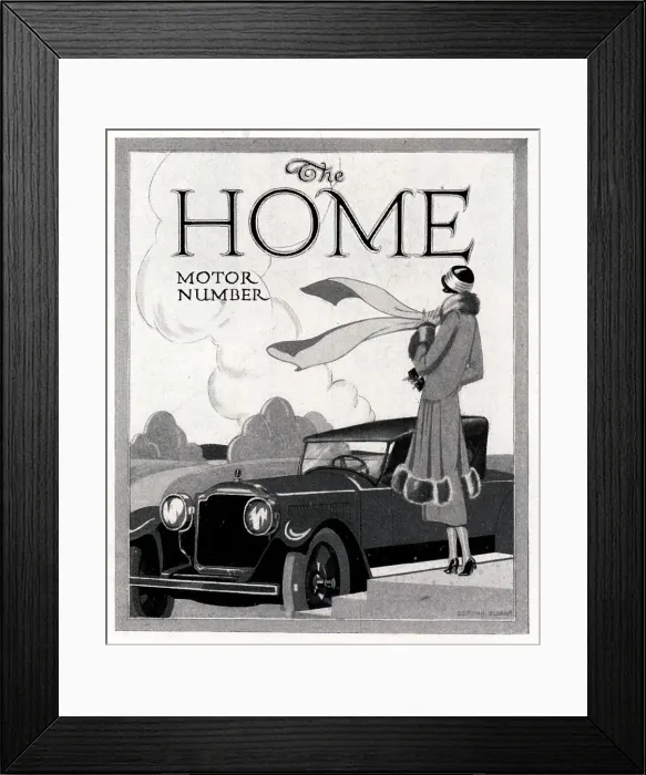 Framed Print : The Home, Magazine Cover Framed Print : The Home, Magazine Cover