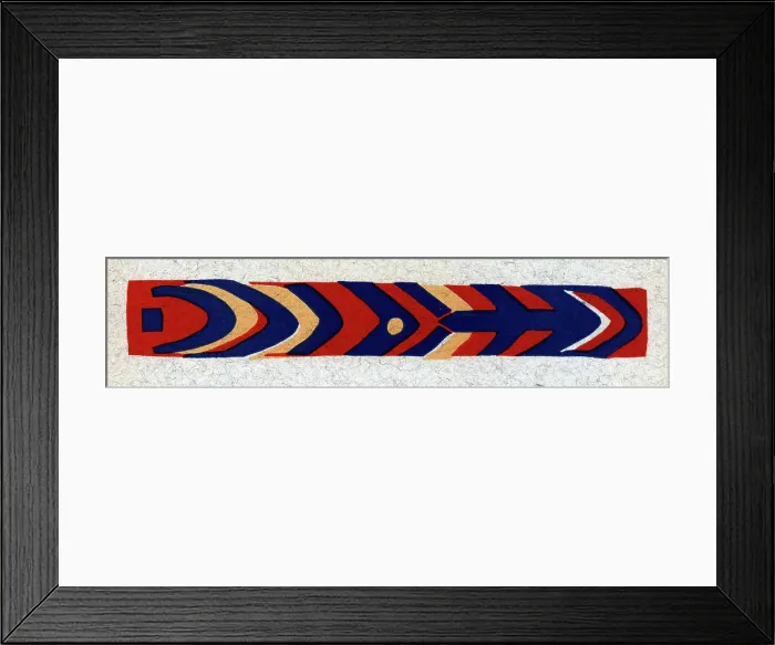 Framed Print : Port Essington Belt Design Framed Print : Port Essington Belt Design