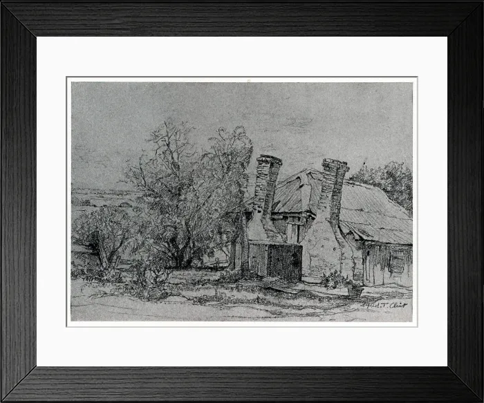 Framed Print : Deserted Farmhouse at Freeman's Reach Framed Print : Deserted Farmhouse at Freeman's Reach