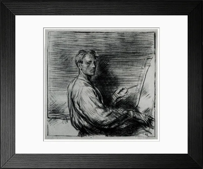 Framed Print : Charles Haslewood Shannon, R. A Framed Print : Charles Haslewood Shannon, R. A