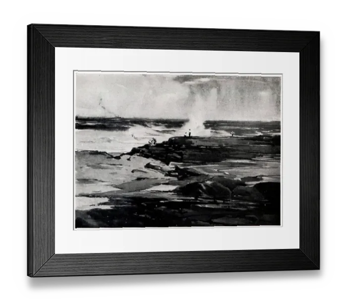 Framed Print : On The Rocks, Narrabeen Framed Print : On The Rocks, Narrabeen