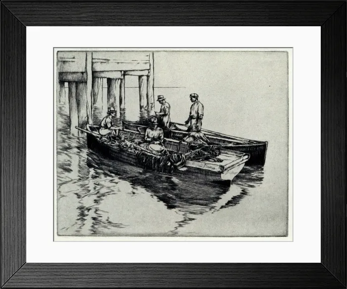 Framed Print : Prawners, Sydney Harbour Framed Print : Prawners, Sydney Harbour