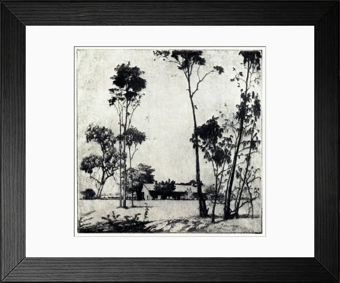 Framed Print : The Sunlit Homestead Framed Print : The Sunlit Homestead