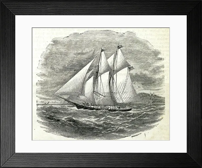 Framed Print : A Favourite Breeze, Transatlantic Yacht Framed Print : A Favourite Breeze, Transatlantic Yacht