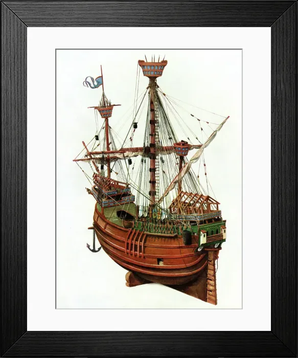 Framed Print : Flemish Carrack Framed Print : Flemish Carrack