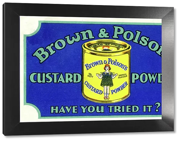 Advert, Brown & Polson's Custard Powder