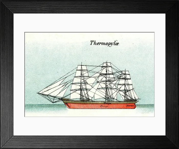 Framed Print : Thermopylae, cargo ship Framed Print : Thermopylae, cargo ship