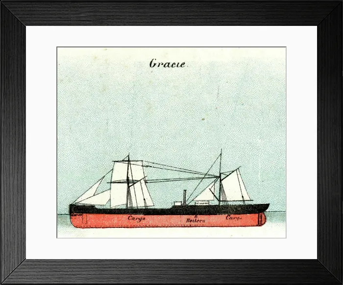 Framed Print : Gracie, cargo ship Framed Print : Gracie, cargo ship
