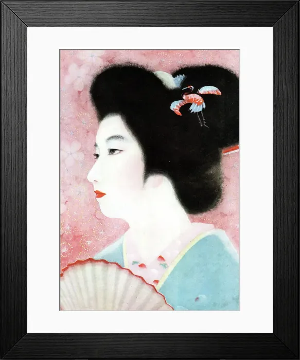 Framed Print : Dainty Nymph of Quaint Kyoto Framed Print : Dainty Nymph of Quaint Kyoto