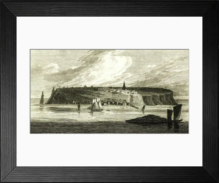 Framed Print : View of Heligoland, German island in the North Sea
