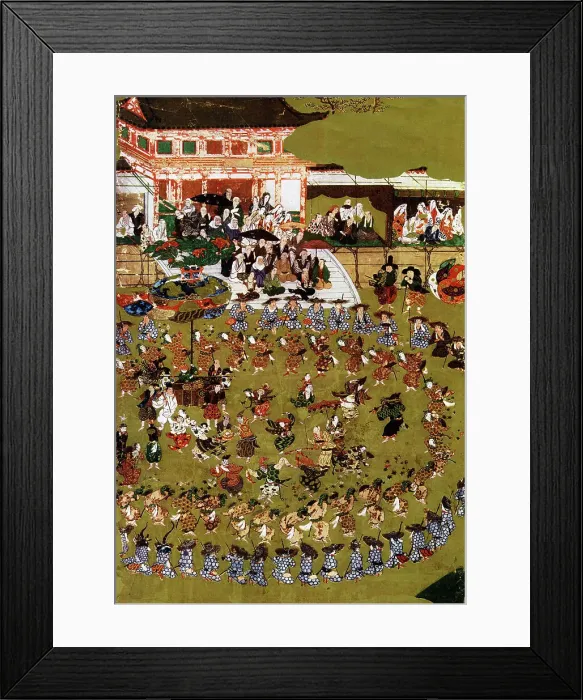 Framed Print : Hokokusai Folding Screens Framed Print : Hokokusai Folding Screens