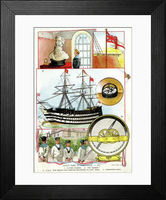 Framed Print : Jack's Visit to Greenwich III Framed Print : Jack's Visit to Greenwich III