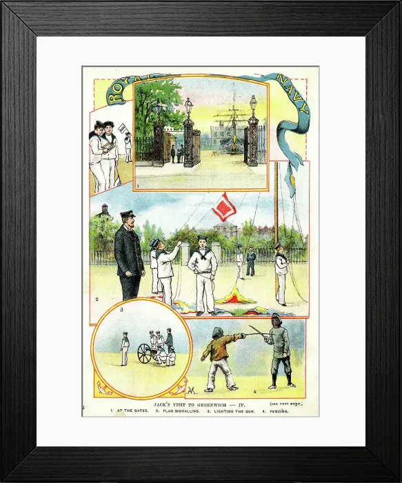 Framed Print : Jack's Visit to Greenwich IV Framed Print : Jack's Visit to Greenwich IV