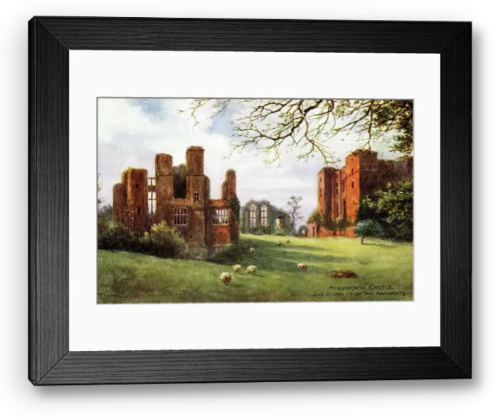 Framed Print : Kenilworth Castle, Ruins from the Ramparts Framed Print : Kenilworth Castle, Ruins from the Ramparts