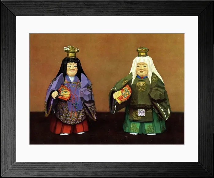 Framed Print : Japanese Nara Dolls Framed Print : Japanese Nara Dolls