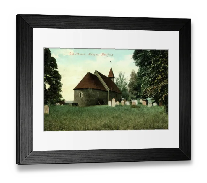 Framed Print : Old Church, Bengeo, Hertford Framed Print : Old Church, Bengeo, Hertford