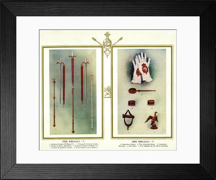 Framed Print : Royal Regalia 3 and 4 Framed Print : Royal Regalia 3 and 4