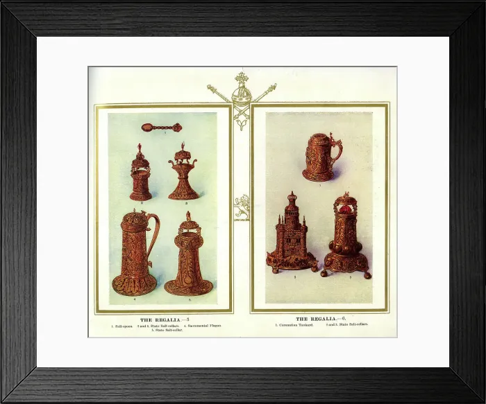 Framed Print : Royal Regalia 5 and 6 Framed Print : Royal Regalia 5 and 6