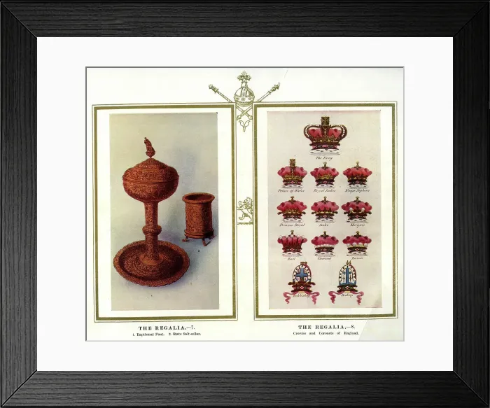 Framed Print : Royal Regalia 7 and 8