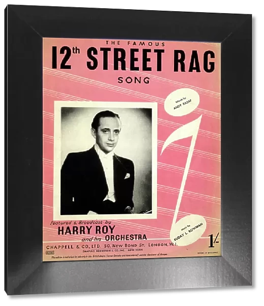 Music cover, 12th Street Rag, Harry Roy