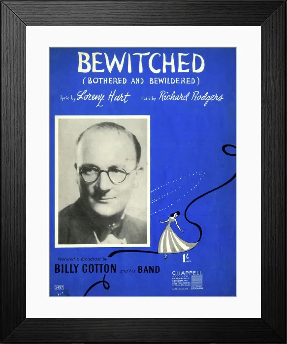 Framed Print : Music cover, Bewitched Bothered and Bewildered Framed Print : Music cover, Bewitched Bothered and Bewildered