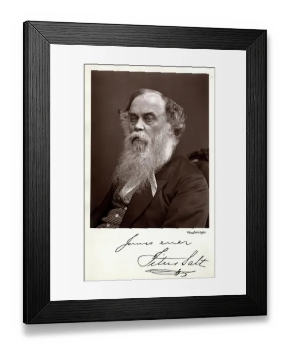 Framed Print : Sir Titus Salt, English manufacturer and philanthropist Framed Print : Sir Titus Salt, English manufacturer and philanthropist