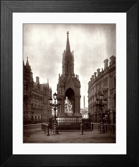 Framed Print : Statue of Sir Titus Salt, Bradford, Yorkshire Framed Print : Statue of Sir Titus Salt, Bradford, Yorkshire