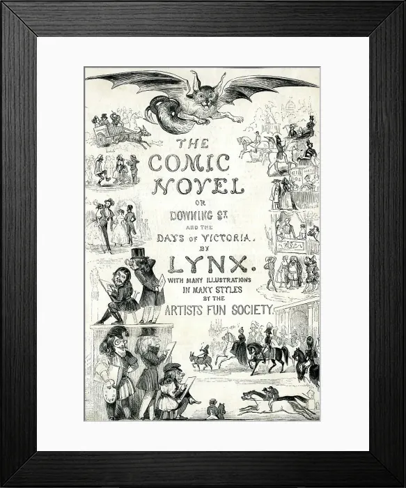 Framed Print : The Comic Novel or Downing Street and the Days of Victoria Framed Print : The Comic Novel or Downing Street and the Days of Victoria