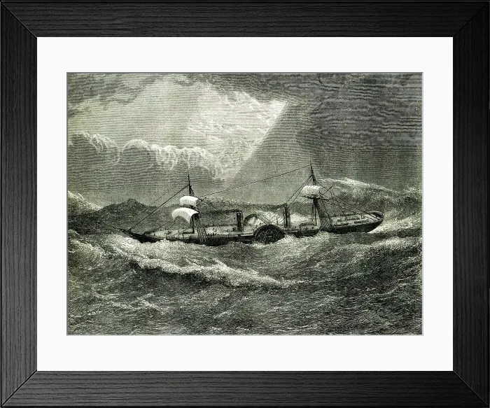 Framed Print : The Cunard Steamer Scotia Framed Print : The Cunard Steamer Scotia