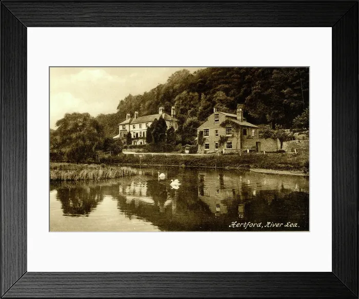 Framed Print : The River Lea, Hertford Framed Print : The River Lea, Hertford