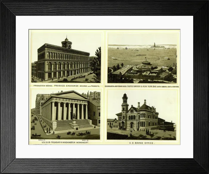 Framed Print : Various views of New York City, USA Framed Print : Various views of New York City, USA