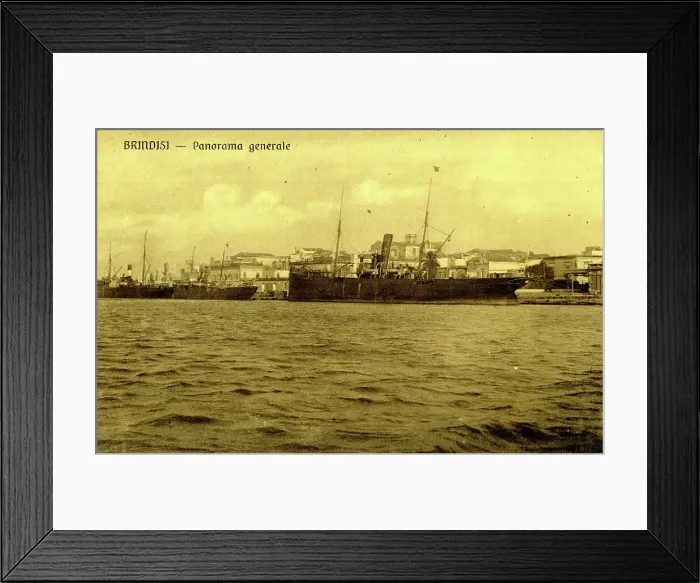 Framed Print : Port of Brindisi, Italy Framed Print : Port of Brindisi, Italy