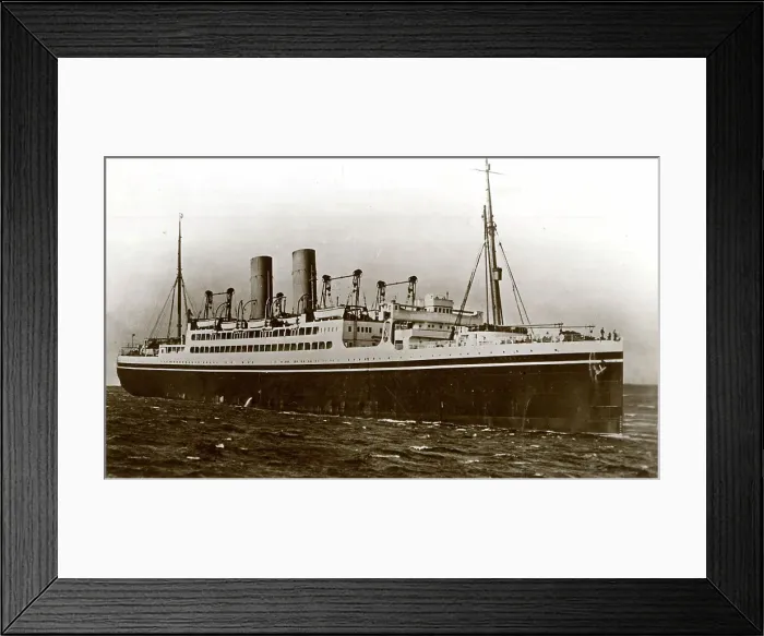 Framed Print : Canadian Pacific Liner Melita or Minnedosa Framed Print : Canadian Pacific Liner Melita or Minnedosa