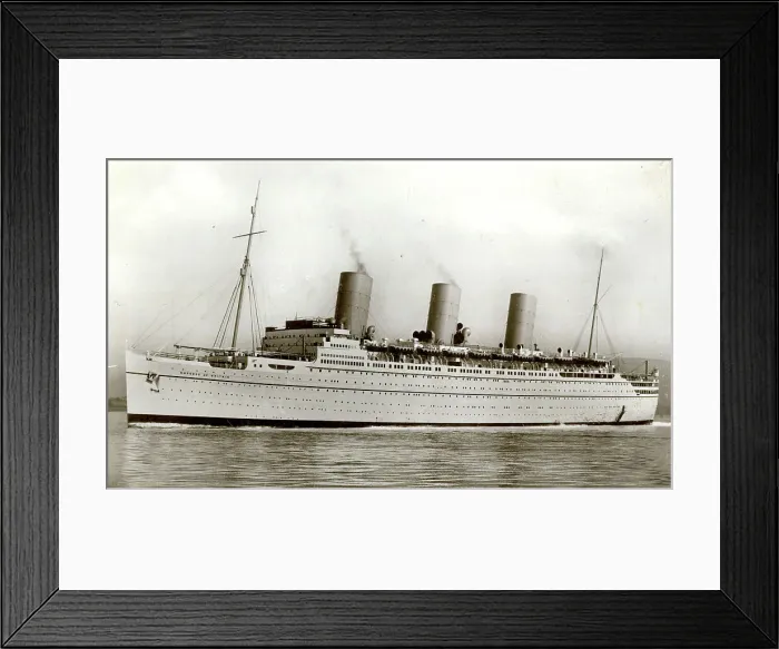 Framed Print : Canadian Pacific Steam Liner, Empress of Britain