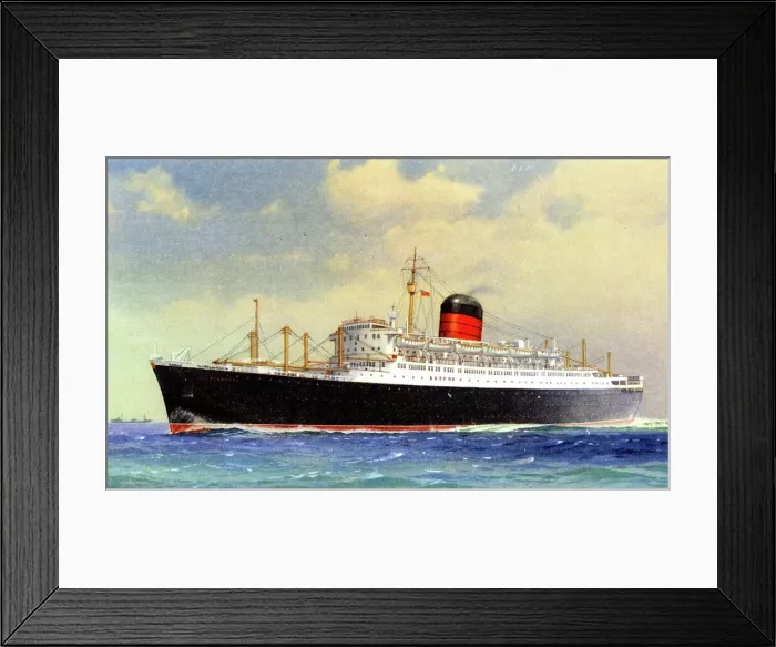 Framed Print : RMS Sylvania, Cunard liner Framed Print : RMS Sylvania, Cunard liner