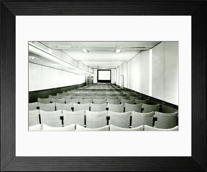 Framed Print : Cunard White Star, RMS Queen Mary, Theatre Framed Print : Cunard White Star, RMS Queen Mary, Theatre