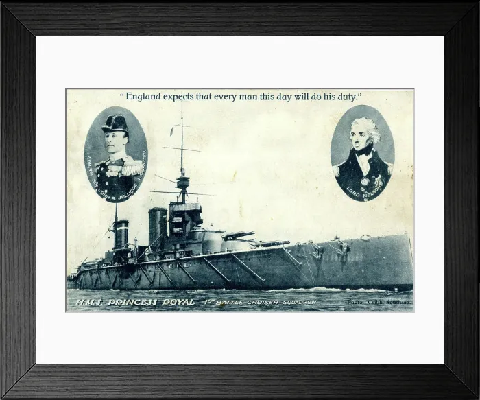 Framed Print : HMS Princess Royal, 1st Battle Cruiser Squadron Framed Print : HMS Princess Royal, 1st Battle Cruiser Squadron
