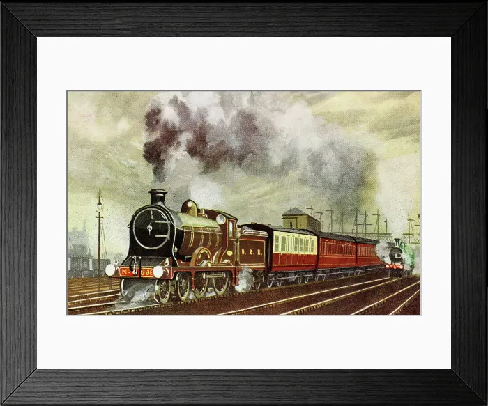 Framed Print : NBR steam locomotive Sir Walter Scott, No. 898 Framed Print : NBR steam locomotive Sir Walter Scott, No. 898