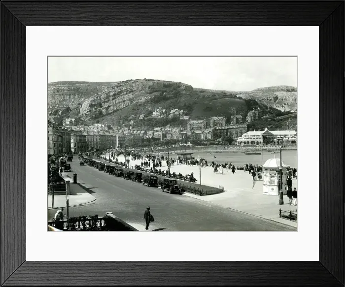 Framed Print : Promenade at Llandudno, North Wales Framed Print : Promenade at Llandudno, North Wales