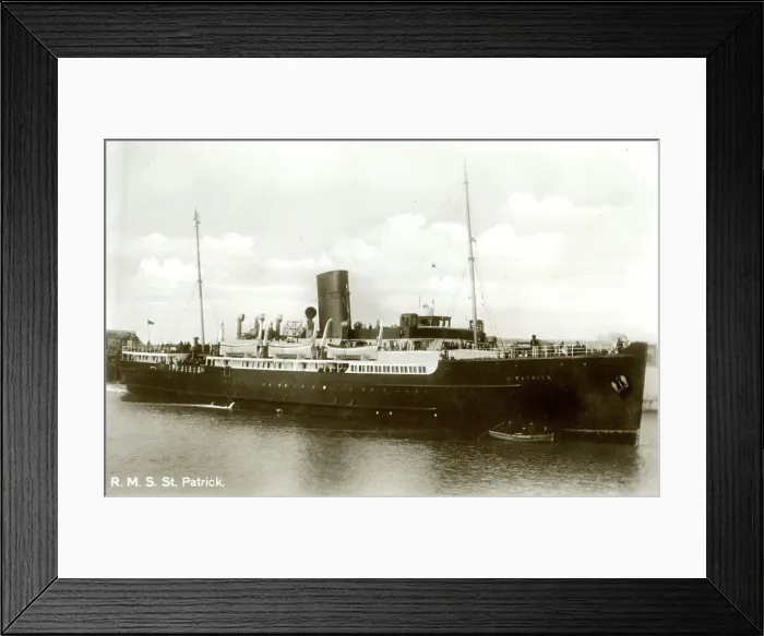 Framed Print : RMS St Patrick, Steam Ship Framed Print : RMS St Patrick, Steam Ship